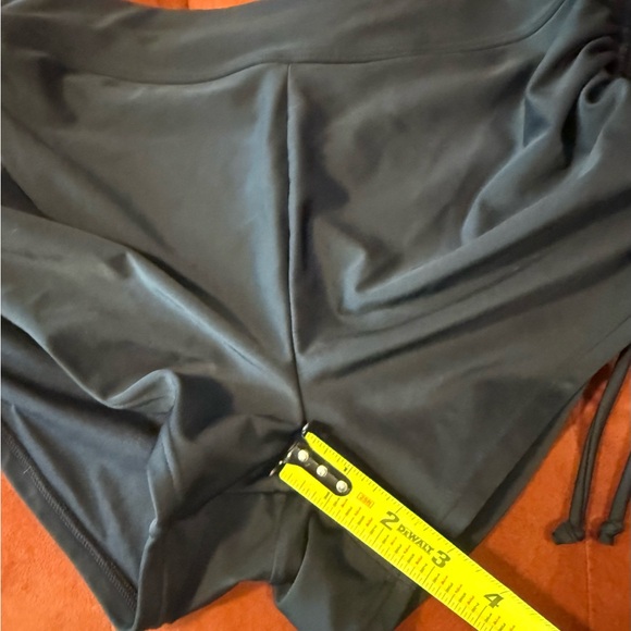 Black Side Tie Swim Shorts - Picture 9 of 9